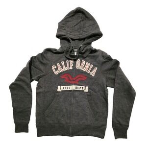 Reflex Men's Fleece Hoodie Fitted Embroidered‎ Sweatshirt California Logo Small